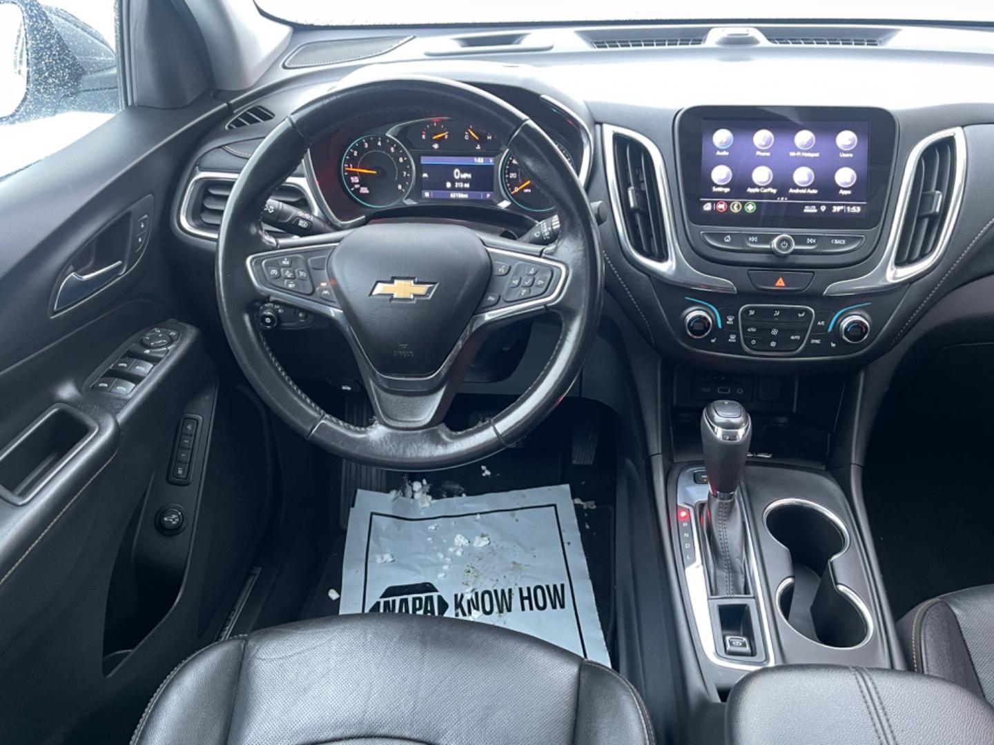 2020 SILVER /black leather CHEVROLET EQUINOX PREMIER (2GNAXYEXXL6) with an 2.0L engine, Automatic transmission, located at 1960 Industrial Drive, Wasilla, 99654, (907) 274-2277, 61.573475, -149.400146 - Photo#10